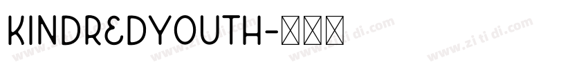 KindredYouth字体转换