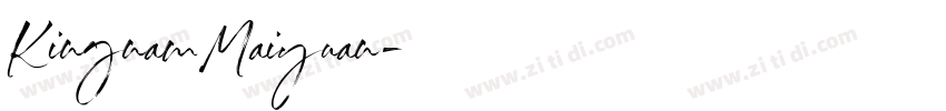 KingnamMaiyuan字体转换