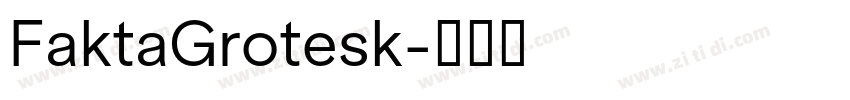 FaktaGrotesk字体转换