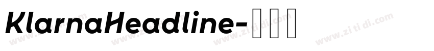 KlarnaHeadline字体转换 KlarnaHeadline字体转换