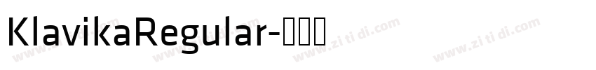 KlavikaRegular字体转换 KlavikaRegular字体转换