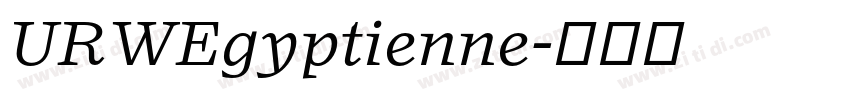 URWEgyptienne字体转换 URWEgyptienne字体转换
