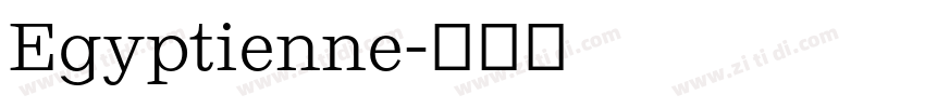 Egyptienne字体转换 Egyptienne字体转换