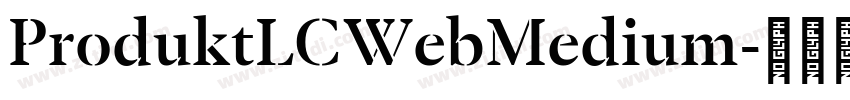 ProduktLCWebMedium字体转换