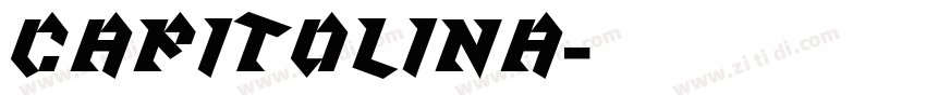 capitolina字体转换
