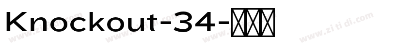 Knockout-34字体转换