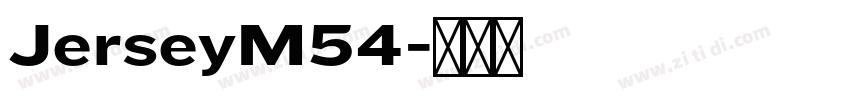 JerseyM54字体转换