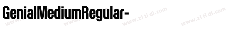 GenialMediumRegular字体转换 GenialMediumRegular字体转换