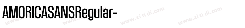 AMORICASANSRegular字体转换