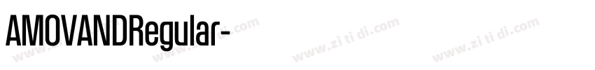 AMOVANDRegular字体转换 AMOVANDRegular字体转换
