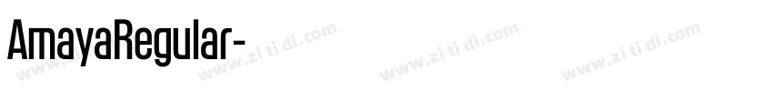 AmayaRegular字体转换 AmayaRegular字体转换
