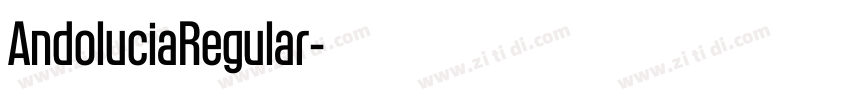 AndoluciaRegular字体转换
