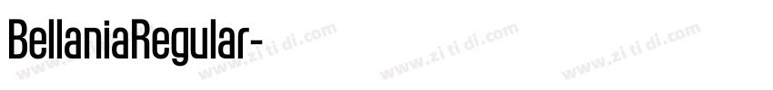 BellaniaRegular字体转换 BellaniaRegular字体转换