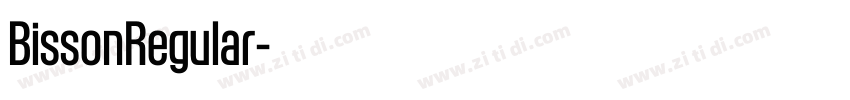 BissonRegular字体转换 BissonRegular字体转换