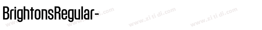 BrightonsRegular字体转换 BrightonsRegular字体转换