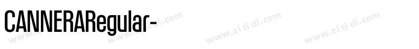 CANNERARegular字体转换 CANNERARegular字体转换