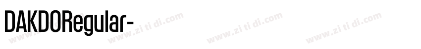 DAKDORegular字体转换 DAKDORegular字体转换
