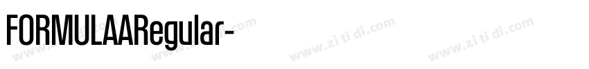 FORMULAARegular字体转换 FORMULAARegular字体转换