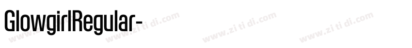 GlowgirlRegular字体转换