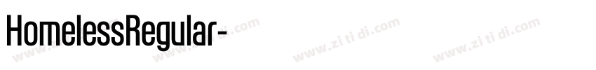 HomelessRegular字体转换 HomelessRegular字体转换