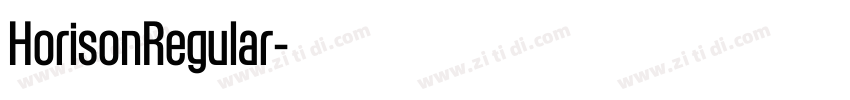 HorisonRegular字体转换 HorisonRegular字体转换