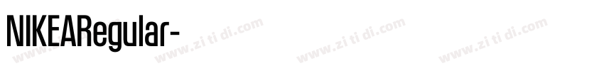 NIKEARegular字体转换