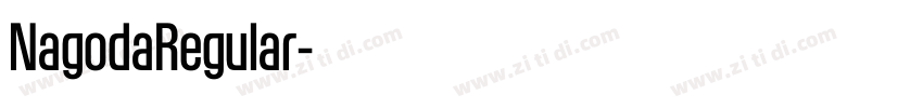 NagodaRegular字体转换