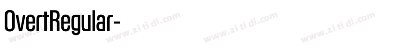 OvertRegular字体转换 OvertRegular字体转换