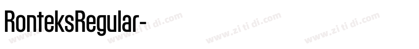 RonteksRegular字体转换 RonteksRegular字体转换