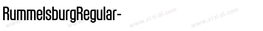 RummelsburgRegular字体转换 RummelsburgRegular字体转换