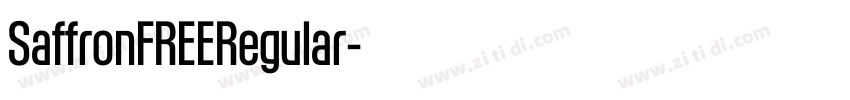 SaffronFREERegular字体转换 SaffronFREERegular字体转换