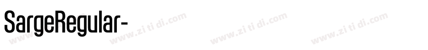 SargeRegular字体转换 SargeRegular字体转换