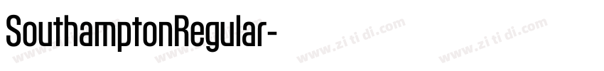 SouthamptonRegular字体转换 SouthamptonRegular字体转换