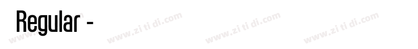 微雅软黑Regular字号字体转换 微雅软黑Regular字号字体转换
