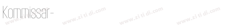 Kommissar字体转换 Kommissar字体转换