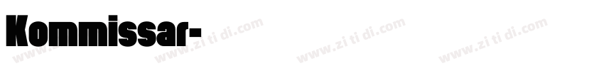 Kommissar字体转换 Kommissar字体转换