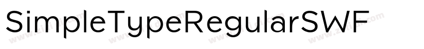 SimpleTypeRegularSWF字体转换 SimpleTypeRegularSWF字体转换