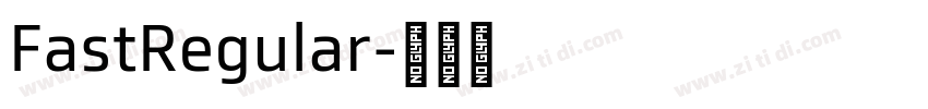 FastRegular字体转换