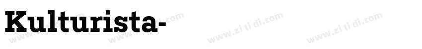 Kulturista字体转换