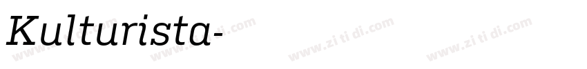 Kulturista字体转换