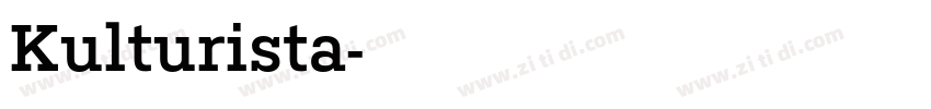 Kulturista字体转换