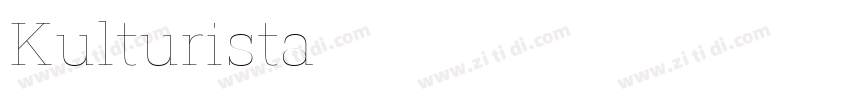 Kulturista字体转换