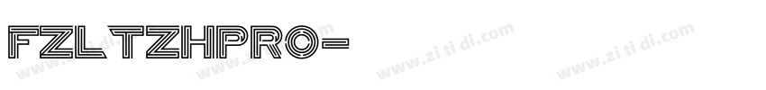 FZLTZHPro字体转换