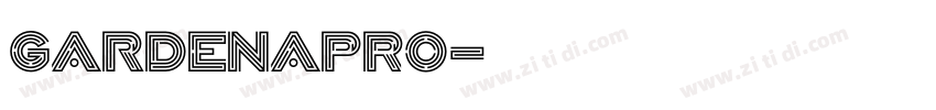 GARDENAPro字体转换