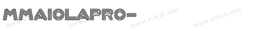 MmaiolaPro字体转换