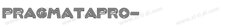 PragmataPro字体转换
