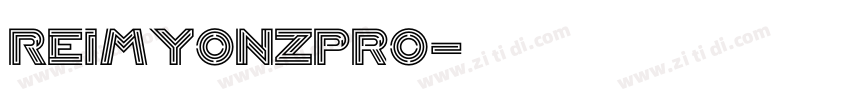 ReimYonzPro字体转换