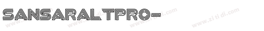 SansaraLTPro字体转换
