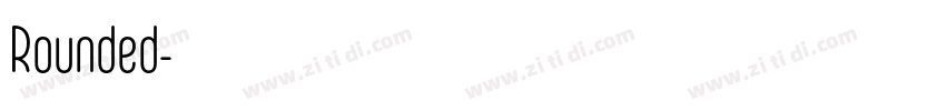 Rounded字体转换 Rounded字体转换