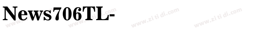 News706TL字体转换